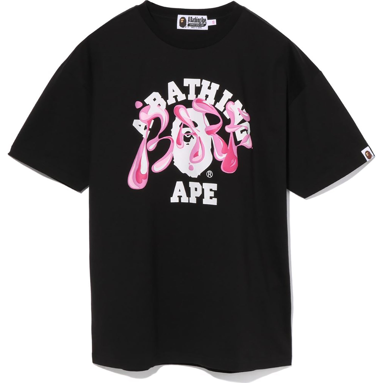 MARBLE CAMO LIQUID COLLEGE TEE LADIES