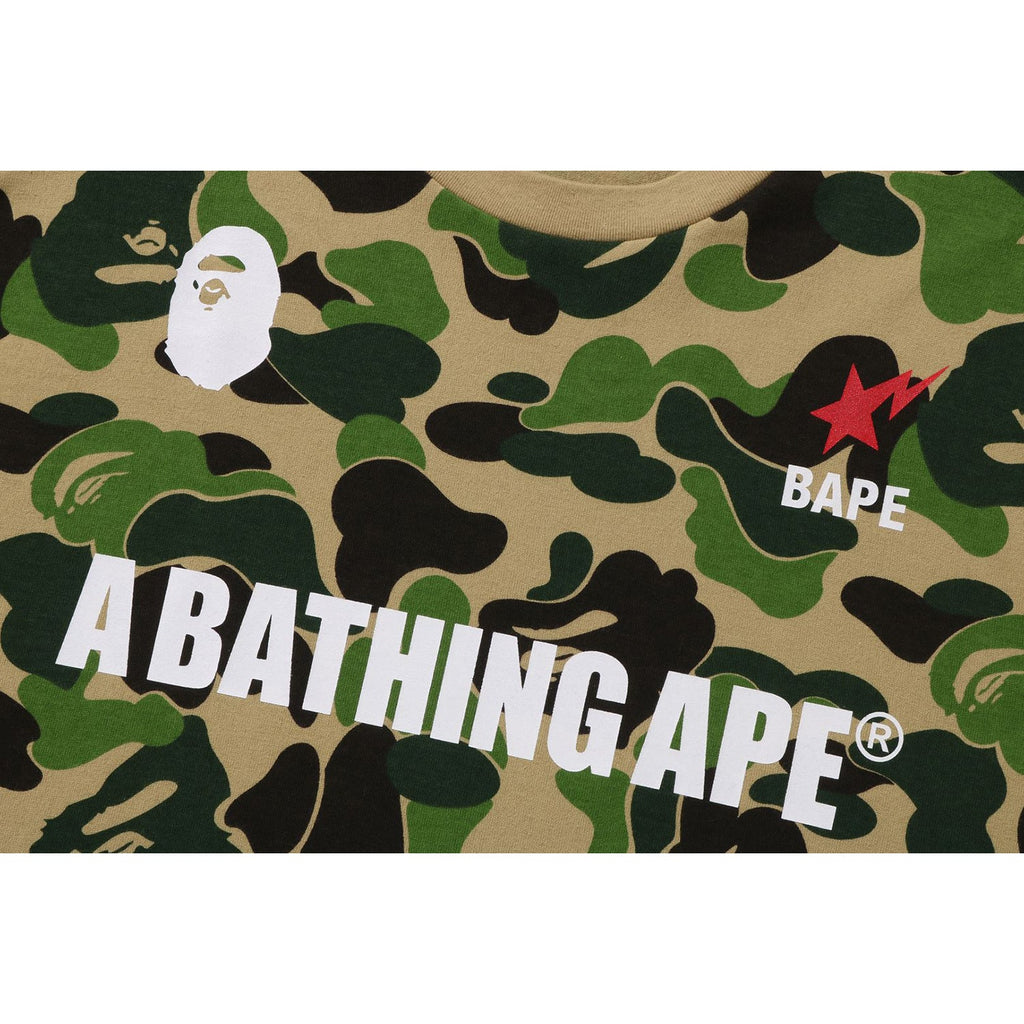 BIG ABC CAMO A BATHING APE TEE MENS