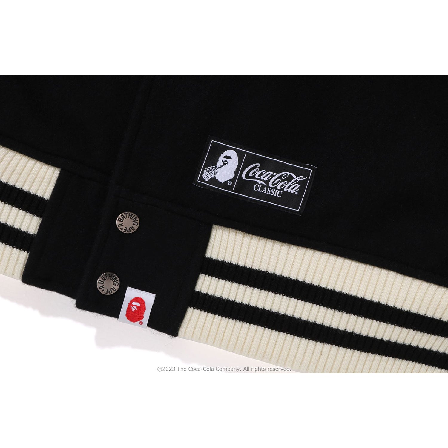 BAPE X COCA-COLA VARSITY JACKET MENS