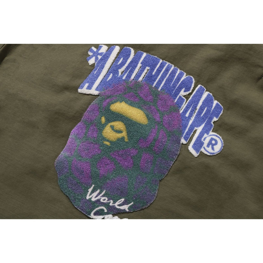 GRAFFITI BOMBER JACKET RELAXED FIT MENS