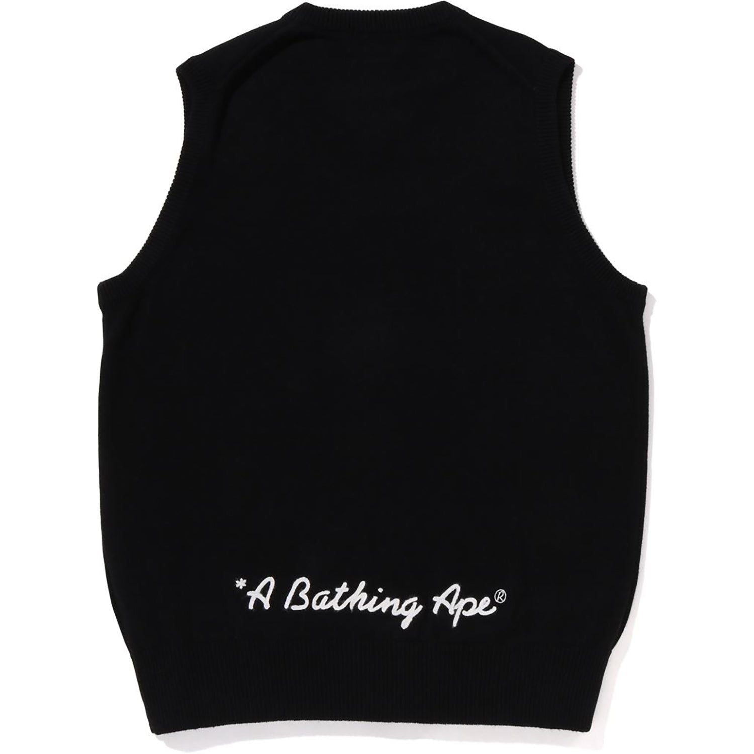 APE HEAD ONE POINT KNIT VEST MENS