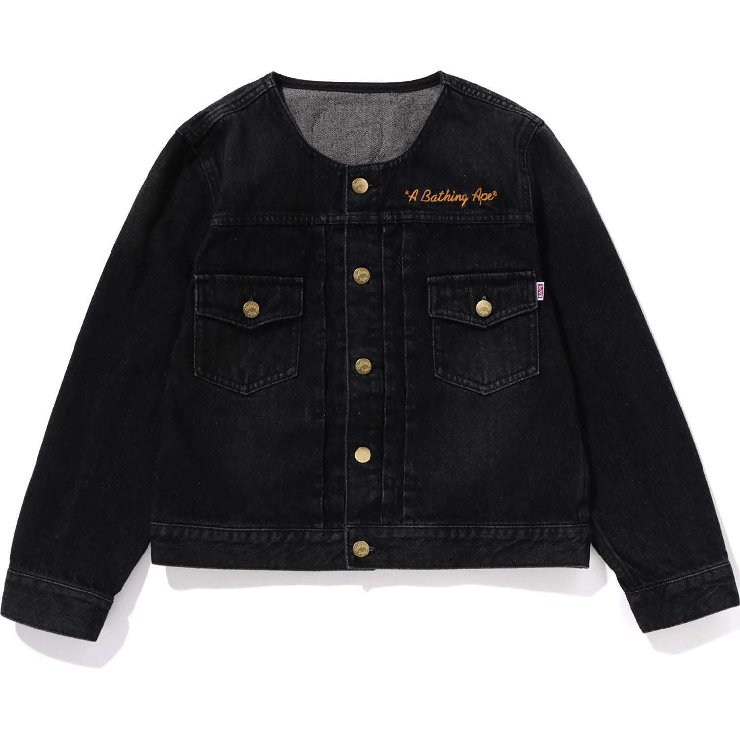 CHAMPION NO-COLLAR DENIM JACKET LADIES