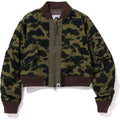 1ST CAMO CROPPED BOMBER JACKET LADIES