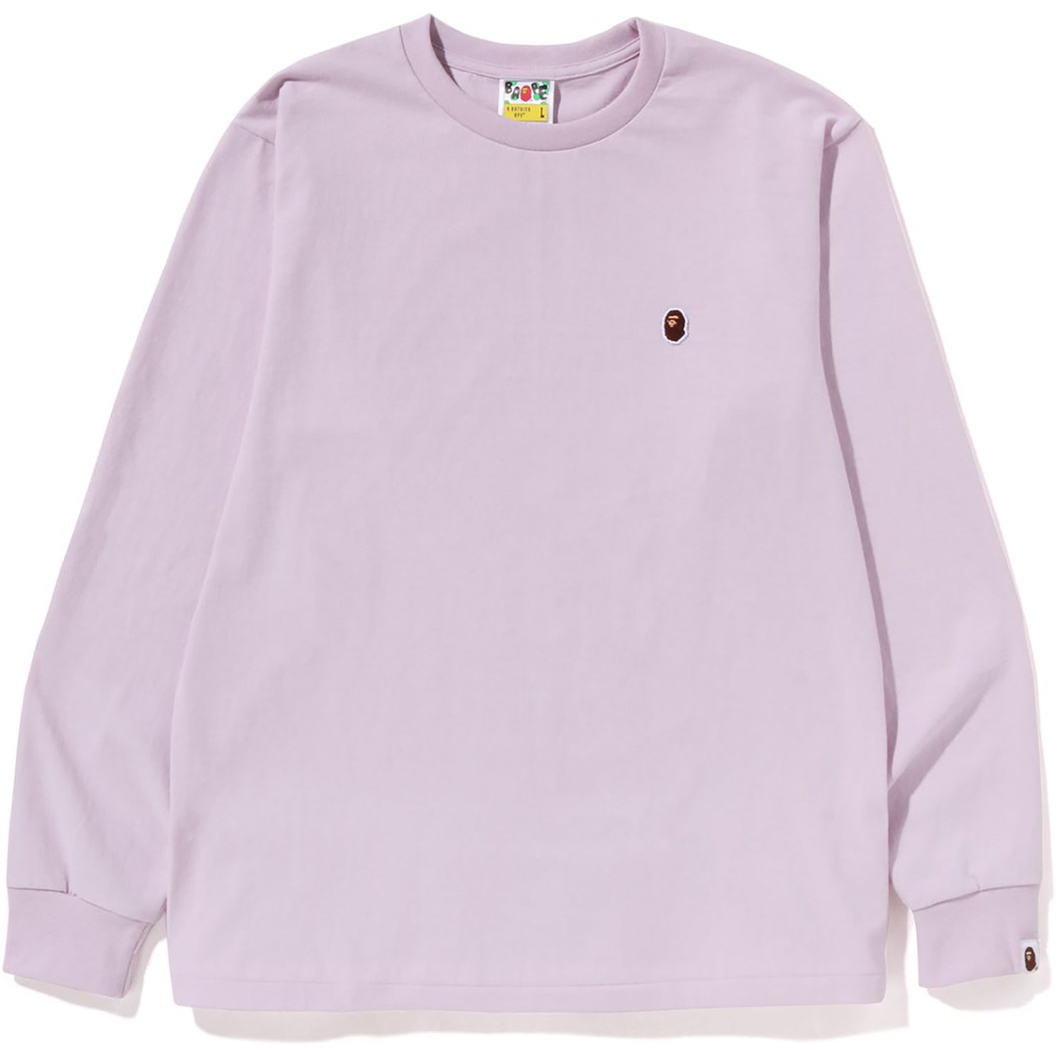 APE HEAD ONE POINT L/S TEE MENS