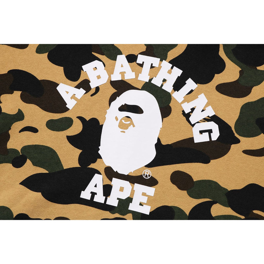 1ST CAMO COLLEGE PULLOVER HOODIE MENS