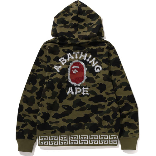 1ST CAMO BRUSH COLLEGE PULLOVER HOODIE MENS