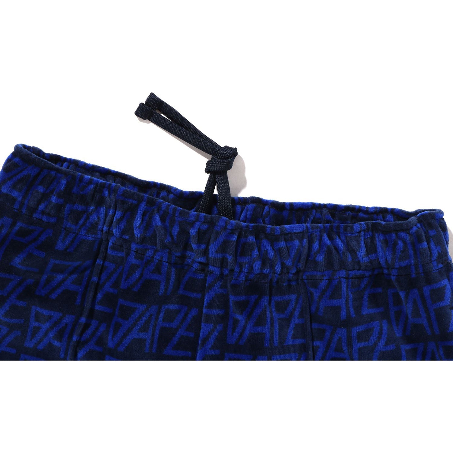 BAPE LOGO MONOGRAM VELOUR FLARE PANTS LADIES