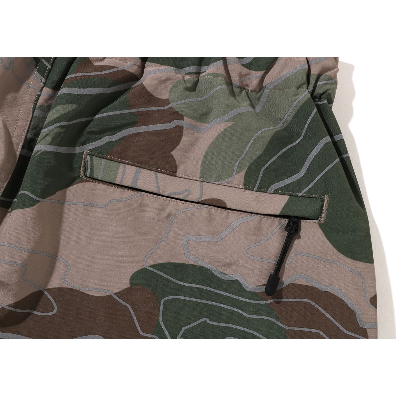 LAYERED LINE CAMO TRACK PANTS MENS