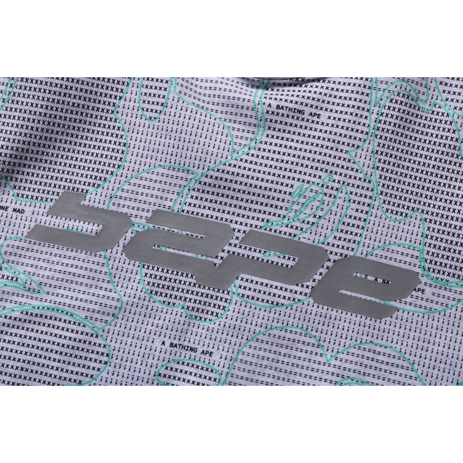 TEXT CODE CAMO CREWNECK MENS