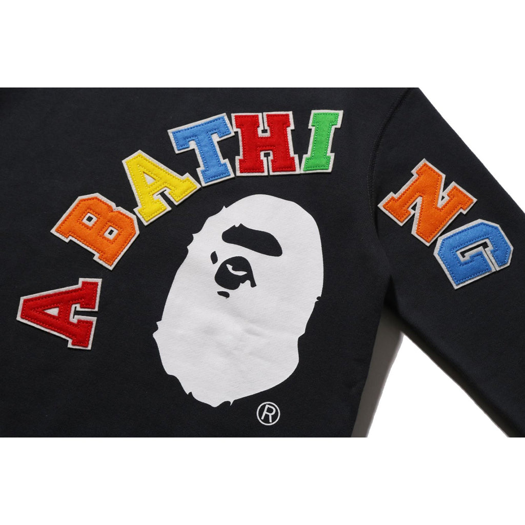 APE HEAD COLLEGE PATCH CREWNECK KIDS