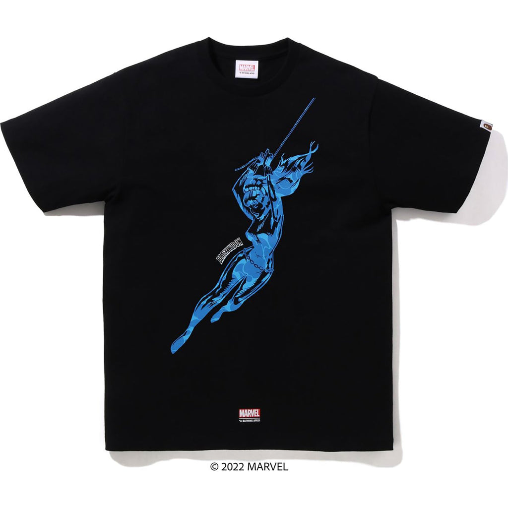 BAPE X MARVEL BLACK WIDOW TEE MENS