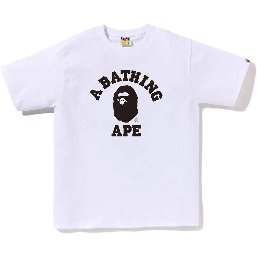 BICOLOR COLLEGE TEE BAPEC MENS