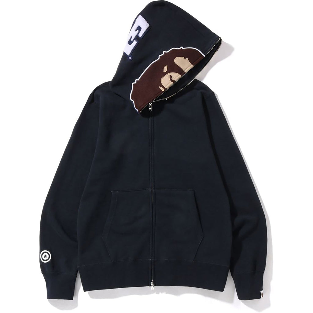 OVERDYE 2ND APE FULL ZIP HOODIE MENS