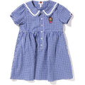 GINGHAM CHECK SAILOR COLLAR ONEPIECE KIDS