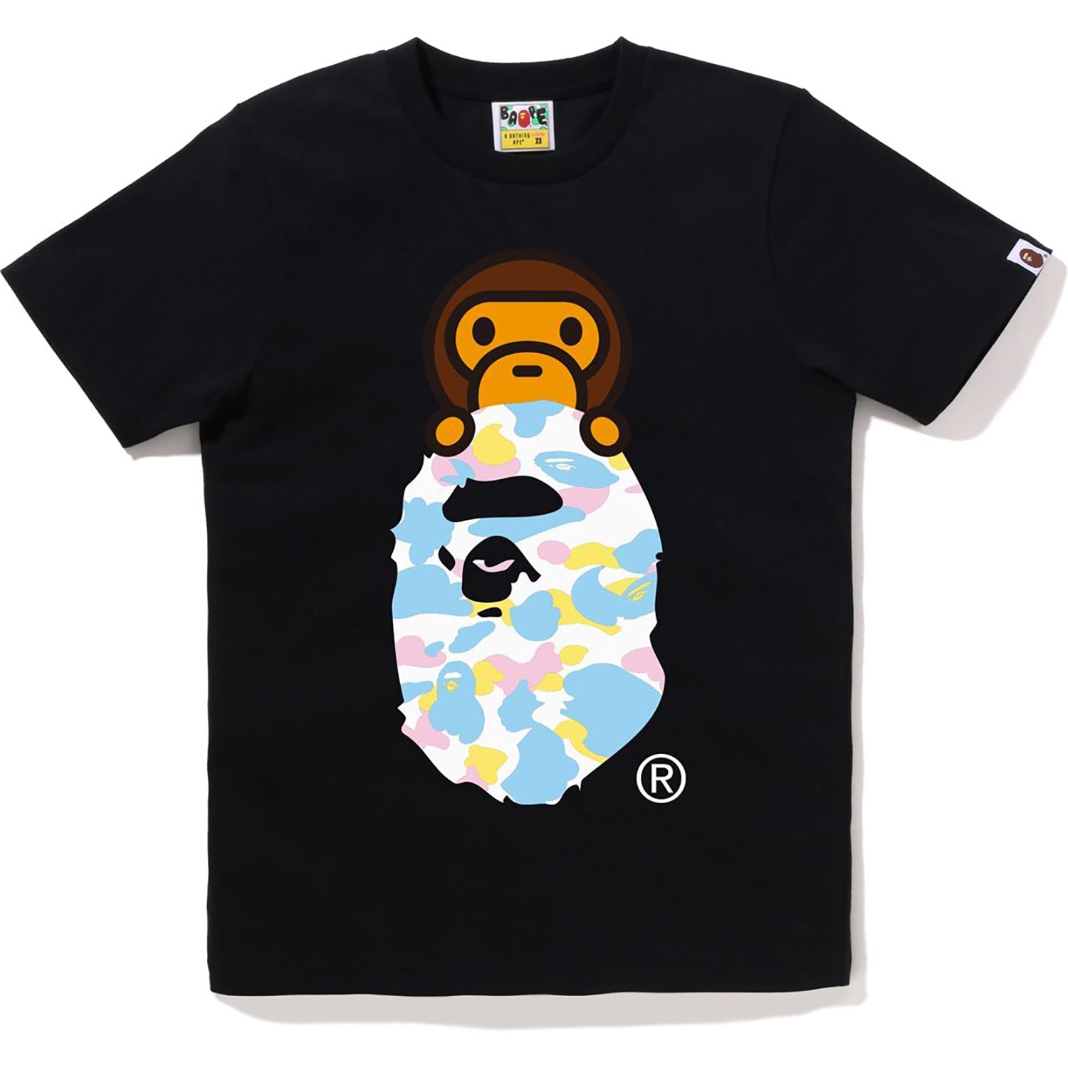 NEW MULTI CAMO MILO ON APE HEAD TEE LADIES