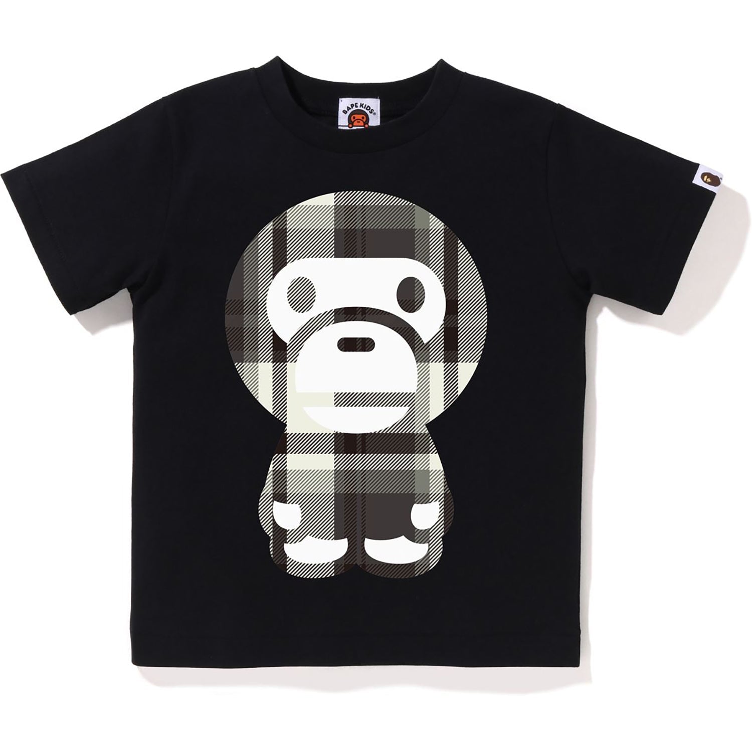 BAPE CHECK BIG BABY MILO TEE KIDS