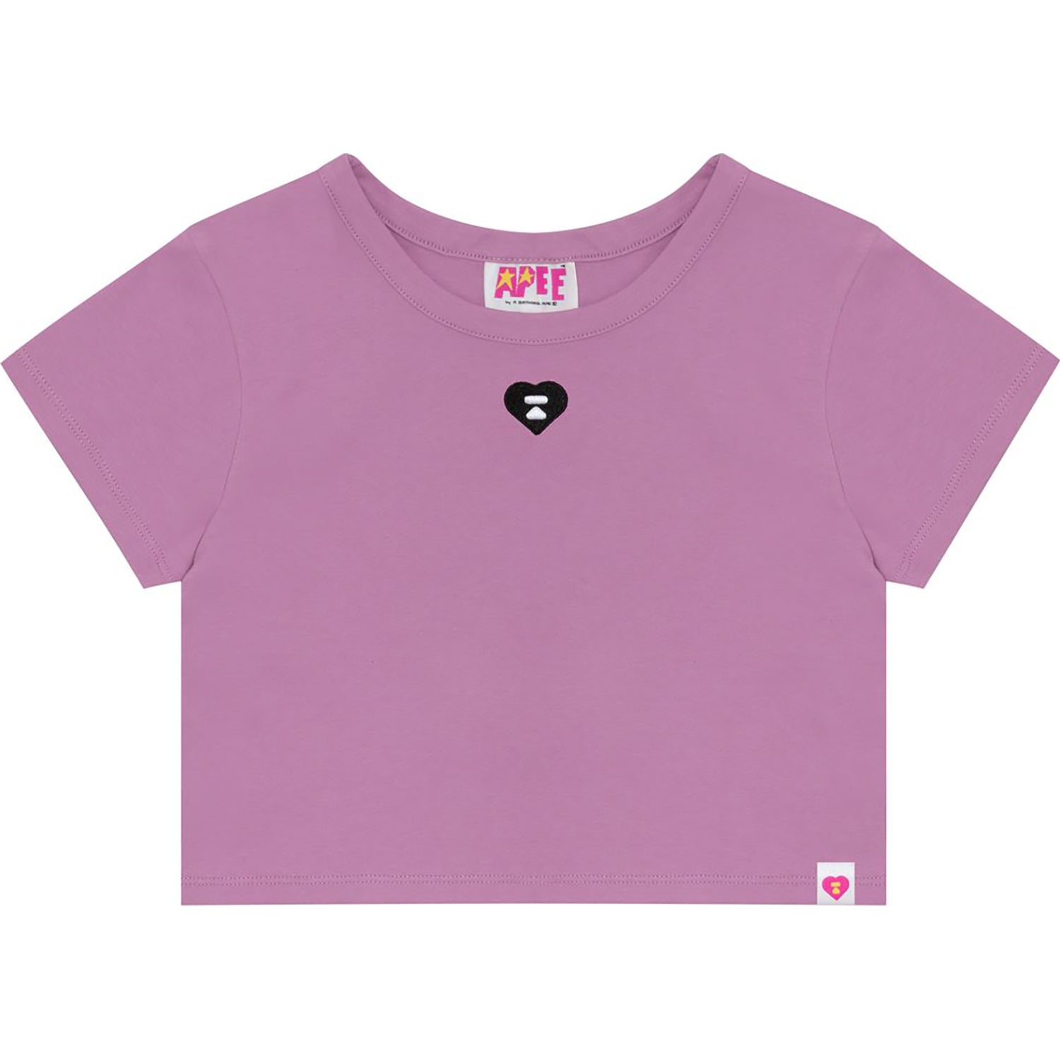 APEE LOGO PRINTED SLIM CUT TEE LADIES