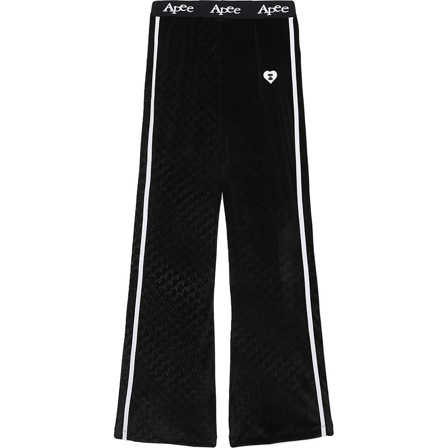 PATTERN FLEECE FLARED PANTS LADIES