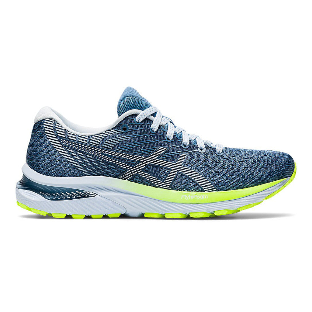 Women's Asics Gel-Cumulus 22, Grey Floss/White, 9.5 B Medium