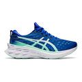 Women's Asics Novablast 2, Lapis Lazuli Blue/White, 7 B Medium