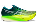 Women's Asics Metaspeed Sky+, Velvet Pine/Safety Yellow, 7 B Medium