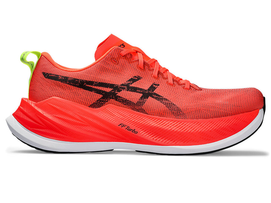 Men's Asics Superblast, Sunrise Red/Black, 8.5 D Medium