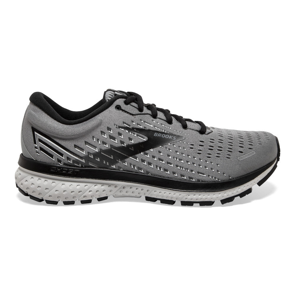 Men's Brooks Ghost 13, Primer Grey/Pearl/Black, 9 D Medium