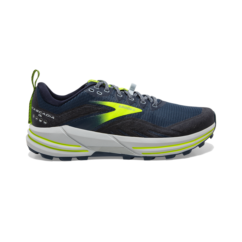 Men's Brooks Cascadia 16, Titan/Peacoat/Nightlife, 10.5 D Medium