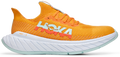 Men's Hoka One One Carbon X 3, Radiant Yellow/Camellia, 12 D Medium