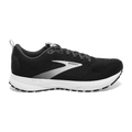 Women's Brooks Revel 4, Black/Oyster/Silver, 7 B Medium
