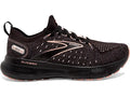 Women's Brooks Glycerin StealthFit 20, Black/Pearl/Peach, 7.5 B Medium