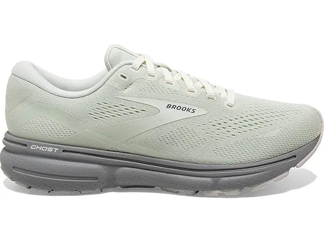 Women's Brooks Ghost 15, Blue/White (Green Silence), 8 B Medium
