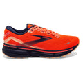 Women's Brooks Ghost 15, Coral/Black/Blue, 11.5 B Medium