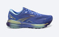 Women's Brooks Adrenaline GTS 23, Baja Blue/Wisteria/Yellow Lime, 10.5 B Medium