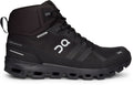Women's On Cloudrock Waterproof, Black, 7.5 B Medium