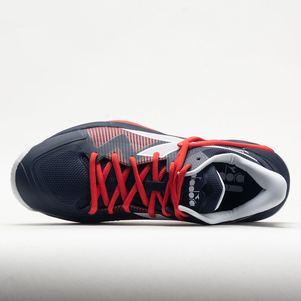 Diadora B.Icon 2 AG Men's  Blue Corsair/White/Fiery Red