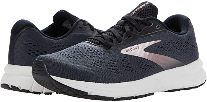 Women's Brooks Anthem 4, Black/Ebony/Metallic, 7 B Medium