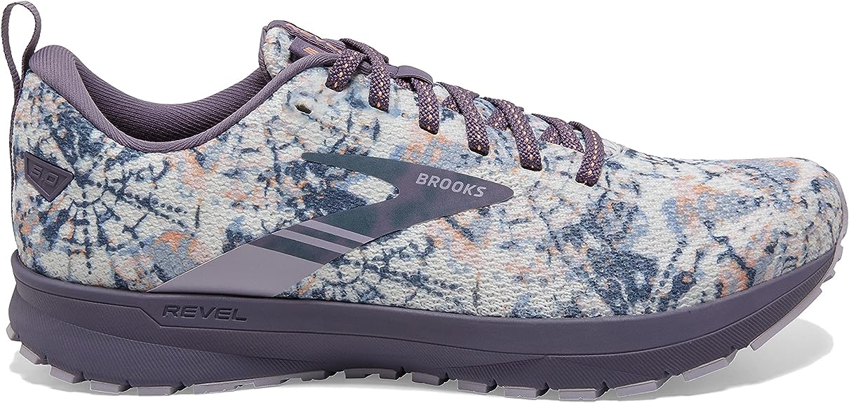 Women's Brooks Revel 5, Cadet/Thistle/White, 9.5 B Medium