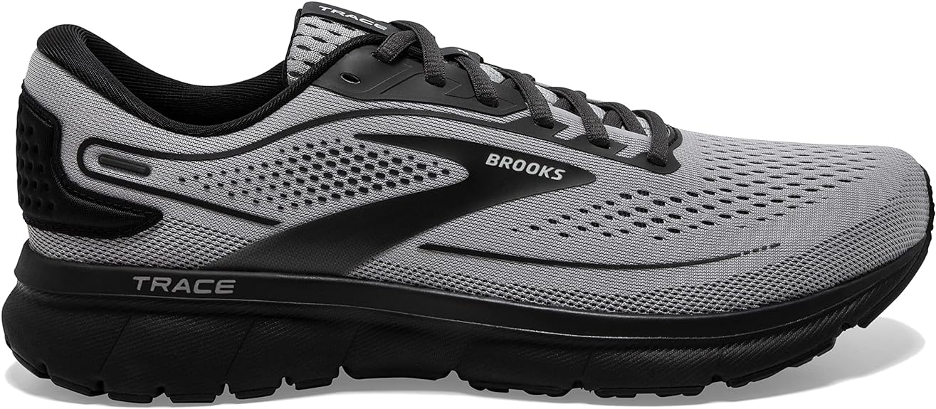 Men's Brooks Trace 2, Alloy/Black/Ebony, 9.5 D Medium