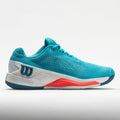 Wilson Rush Pro 4.0 Women's  Scuba Blue/White/Fiery Coral