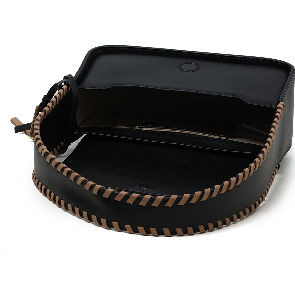BAPY BRAIDED DETAILS SHOULDER BAG LADIES