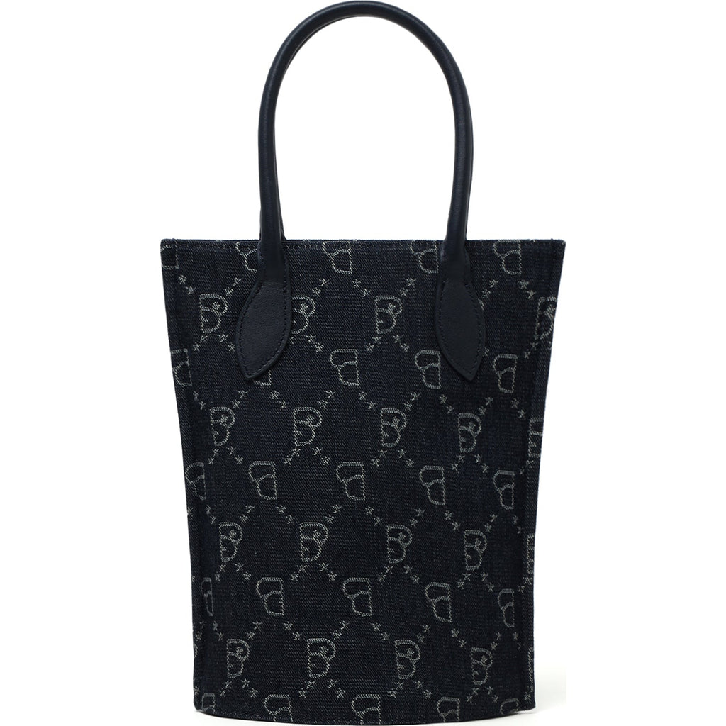 BAPY MONOGRAM JACQUARD SHOULDER BAG LADIES