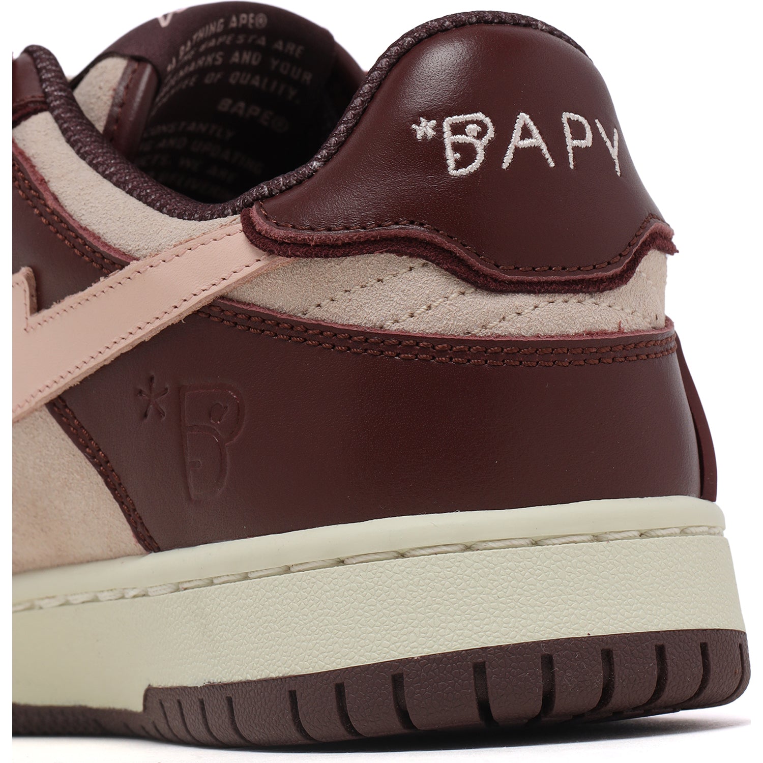 BAPE® SK8 STA 'MERLOT' by BAPY® LADIES