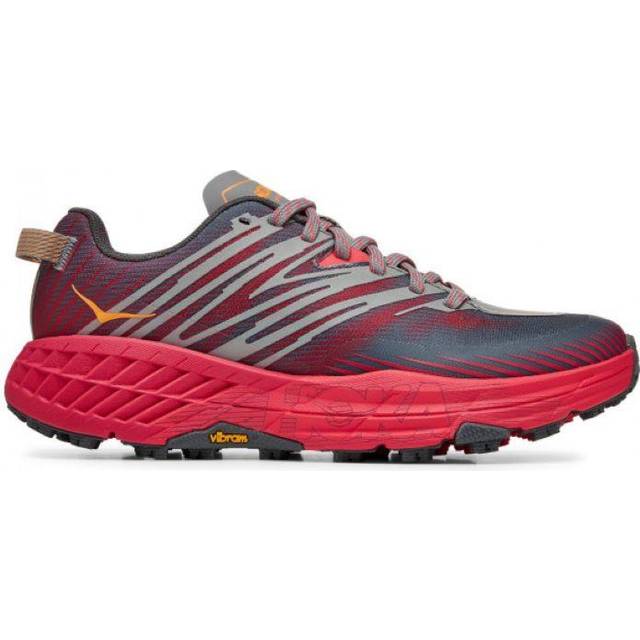 Women's Hoka One One Speedgoat 4, Castlerock/Paradise Pink, 6 B Medium