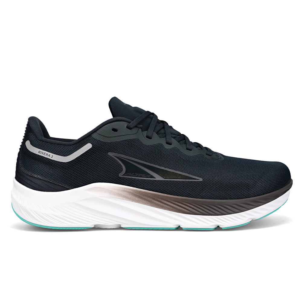 Men's Altra Rivera 3, Black, 9 D Medium