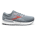Men's Brooks Addiction GTS 15, Grey/Ebony/Chili Oil, 11 4E Extra Wide