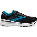 Men's Brooks Adrenaline GTS 22, Black/Blue/Orange, 9.5 D Medium