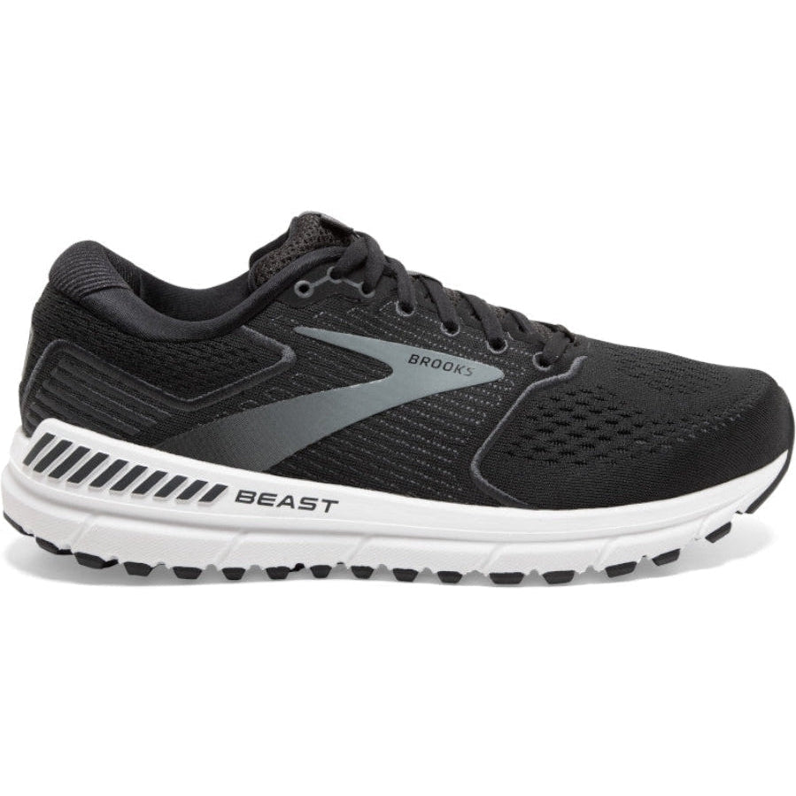 Men's Brooks Beast '20, Black/Ebony/Grey, 14 D Medium