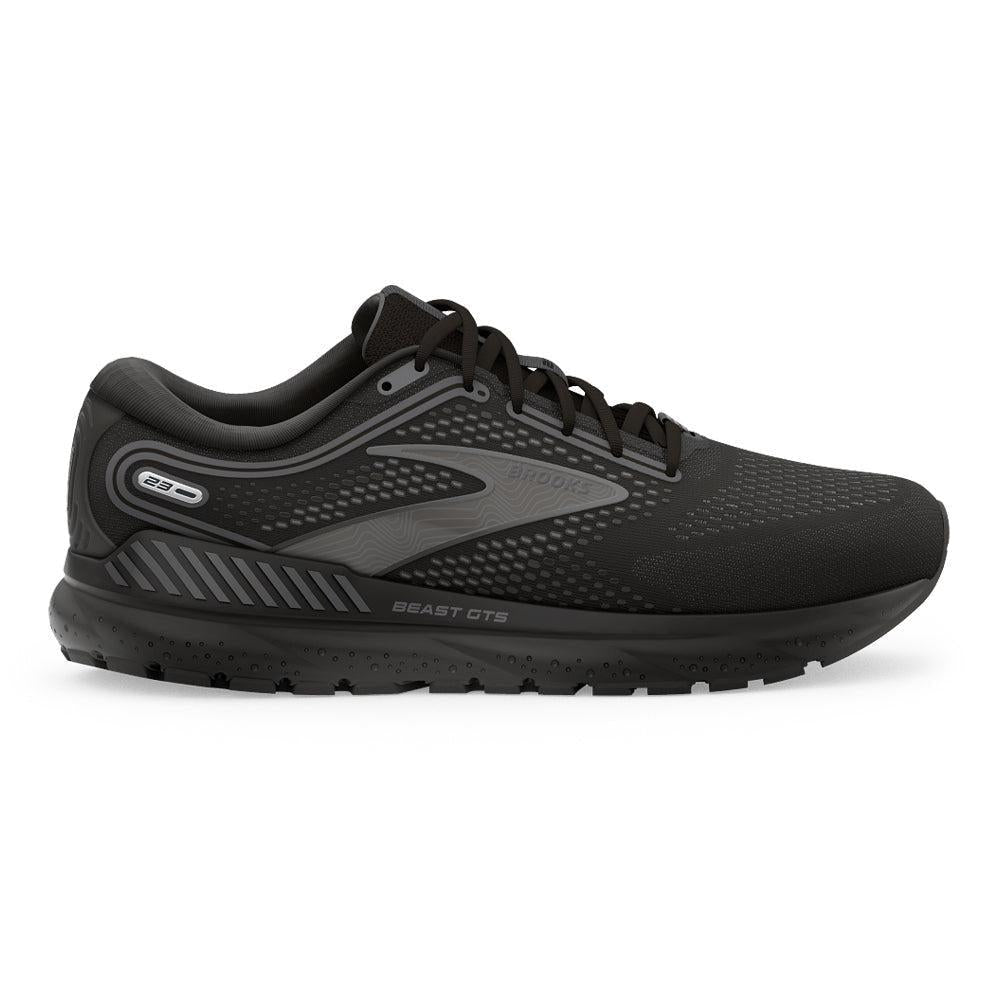 Men's Brooks Beast GTS 23, Black/Gunmetal, 10.5 2E Wide