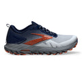 Men's Brooks Cascadia 17, Blue/Navy/Firecracker, 10.5 D Medium